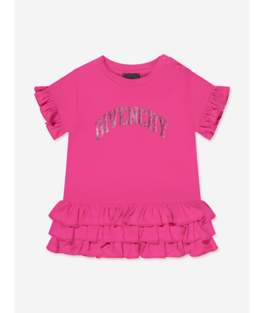 Givenchy Baby Girls Logo Print Dress in Pink les ctes