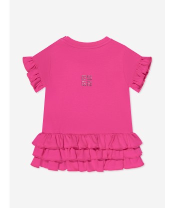 Givenchy Baby Girls Logo Print Dress in Pink les ctes