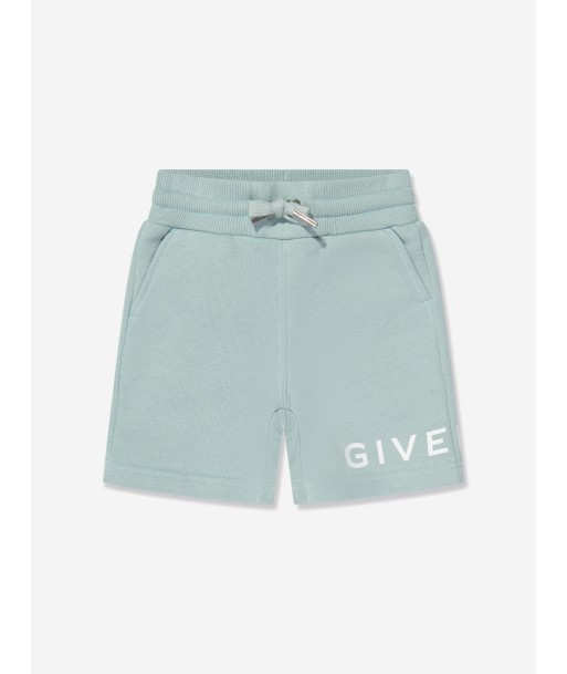 Givenchy Baby Boys Logo Shorts in Blue brillant des détails fins