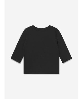 Givenchy Baby Boys Long Sleeve T-Shirt in Black pas cher chine