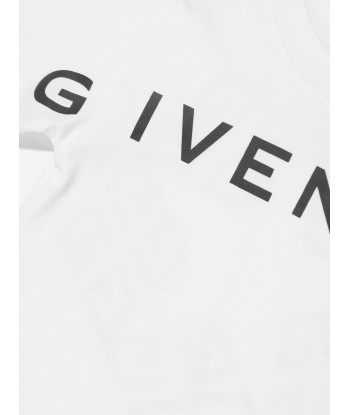 Givenchy Baby Boys Long Sleeve T-Shirt in White livraison et retour toujours gratuits