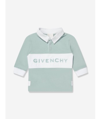 Givenchy Baby Boys Long Sleeve Polo Shirt in Blue Jusqu'à 80% De Réduction