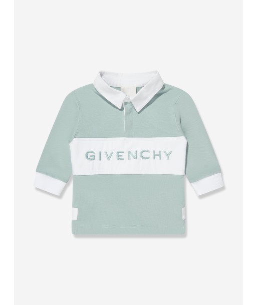 Givenchy Baby Boys Long Sleeve Polo Shirt in Blue Jusqu'à 80% De Réduction