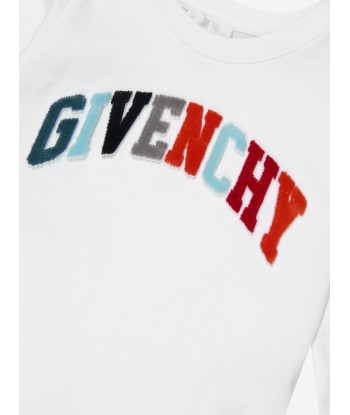 Givenchy Baby Boys Long Sleeve T-Shirt in White prix pour 