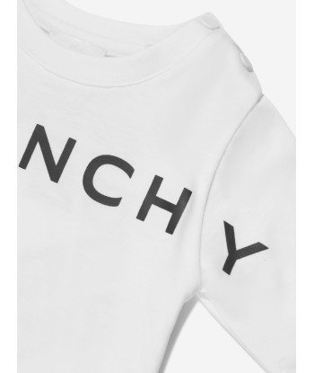 Givenchy Baby Boys Long Sleeve T-Shirt in White livraison et retour toujours gratuits