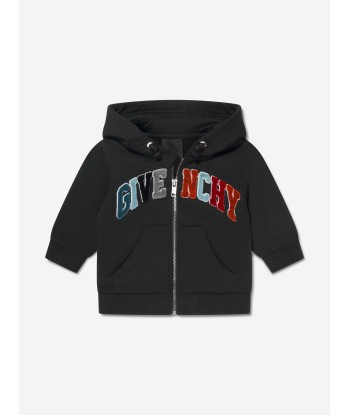 Givenchy Baby Boys Zip Up Top in Black paiement sécurisé