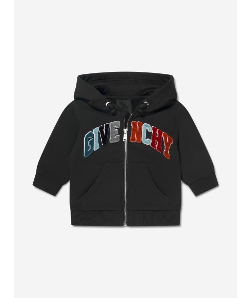 Givenchy Baby Boys Zip Up Top in Black paiement sécurisé