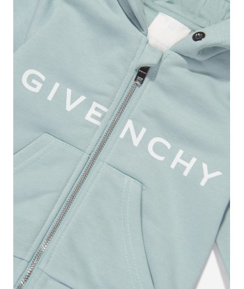 Givenchy Baby Boys Zip Up Top in Blue en linge