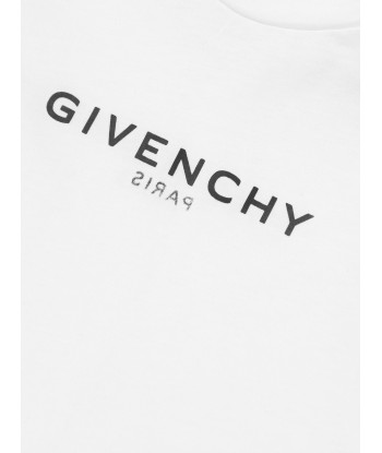 Givenchy Baby Girls Logo T-Shirt in White de technologie