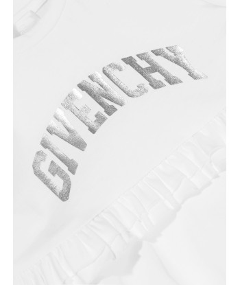 Givenchy Baby Girls Maxi T-Shirt in White outlet