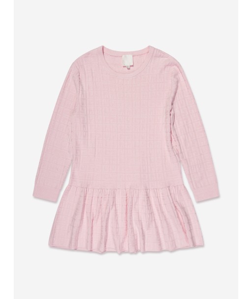 Givenchy Girls Knitted Logo Dress in Pink JUSQU'A -70%! 