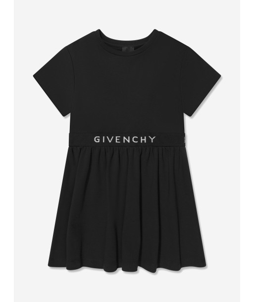 Givenchy Girls Jersey Logo Dress in Black de l' environnement