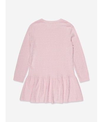 Givenchy Girls Knitted Logo Dress in Pink JUSQU'A -70%! 