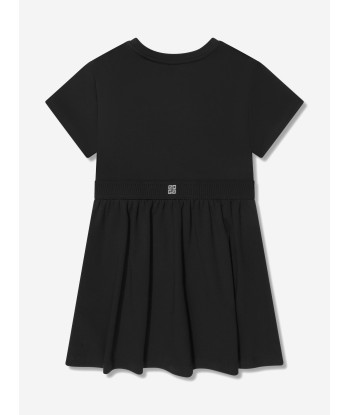 Givenchy Girls Jersey Logo Dress in Black de l' environnement