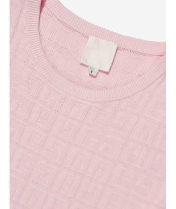 Givenchy Girls Knitted Logo Dress in Pink JUSQU'A -70%! 