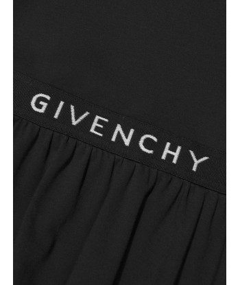 Givenchy Girls Jersey Logo Dress in Black de l' environnement