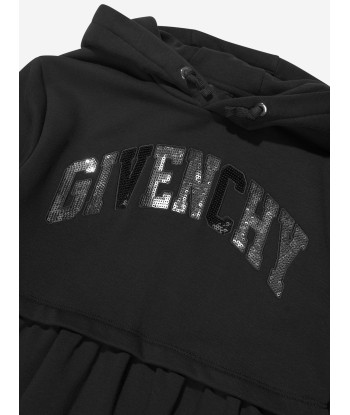 Givenchy Girls Hooded Logo Dress in Black À commander