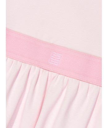 Givenchy Girls Jersey Logo Dress in Pink pas cheres