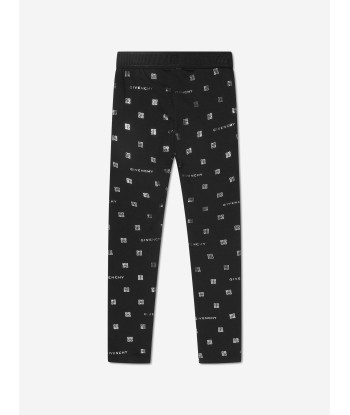 Givenchy Girls 4G Logo Leggings in Black basket pas cher