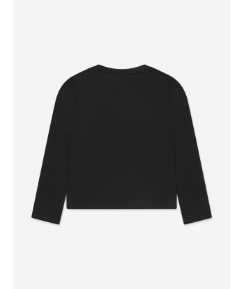 Givenchy Girls Long Sleeve Logo T-Shirt in Black d'Europe débarque