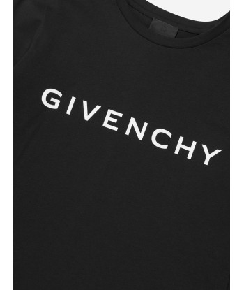 Givenchy Girls Long Sleeve Logo T-Shirt in Black d'Europe débarque