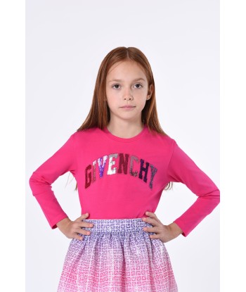 Givenchy Girls Long Sleeve Logo T-Shirt in Pink vous aussi creer 