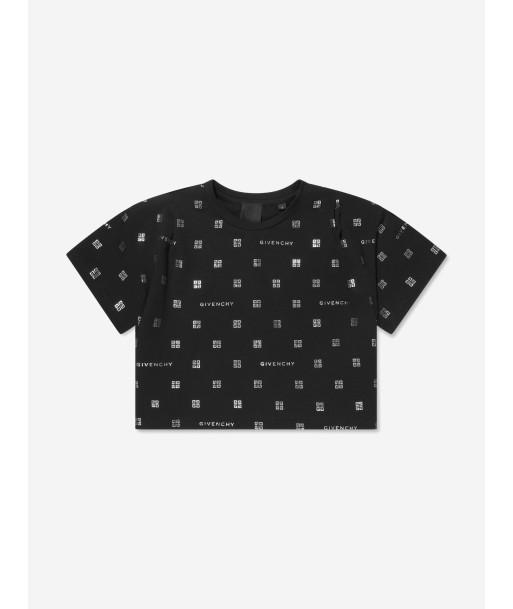 Givenchy Girls 4G Logo T-Shirt in Black 2024