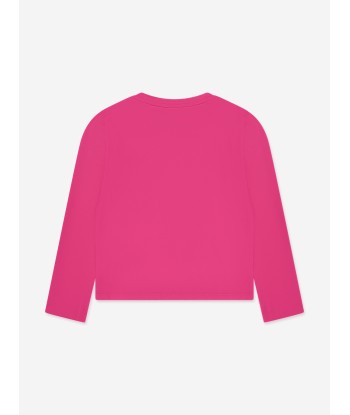 Givenchy Girls Long Sleeve Logo T-Shirt in Pink vous aussi creer 