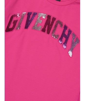 Givenchy Girls Long Sleeve Logo T-Shirt in Pink vous aussi creer 