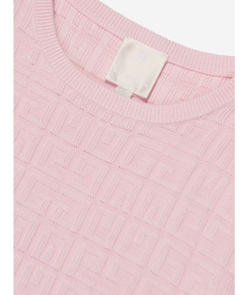 Givenchy Girls Knitted Logo Sweater in Pink france