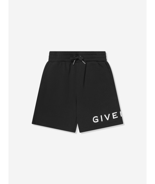 Givenchy Boys Logo Bermuda Shorts in Black commande en ligne