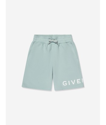 Givenchy Boys Logo Bermuda Shorts in Blue pour bénéficier 