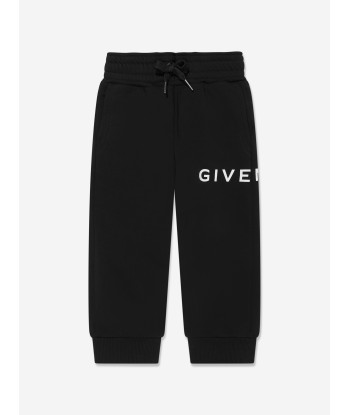 Givenchy Boys Logo Print Joggers in Black Les magasins à Paris