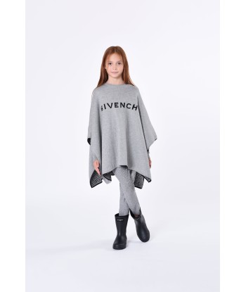 Givenchy Girls Knitted Reversible Cape in Black Comparez plus de prix