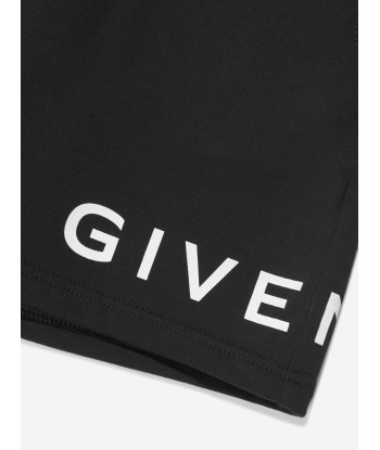 Givenchy Boys Logo Bermuda Shorts in Black commande en ligne