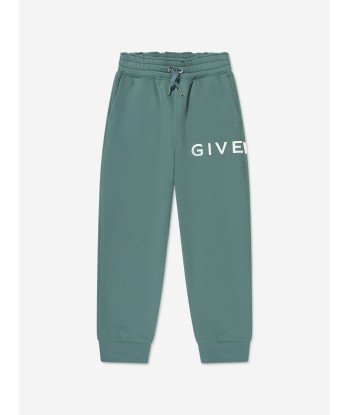 Givenchy Boys Logo Print Joggers in Green À commander