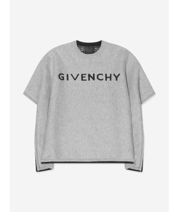 Givenchy Girls Knitted Reversible Cape in Black Comparez plus de prix