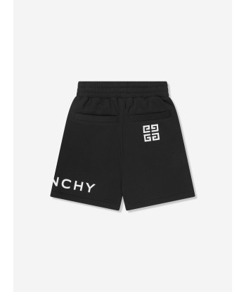 Givenchy Boys Logo Bermuda Shorts in Black commande en ligne