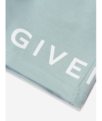 Givenchy Boys Logo Bermuda Shorts in Blue pour bénéficier 