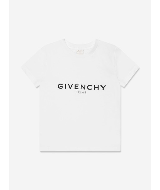 Givenchy Boys Logo T-Shirt in White Découvrez la collection