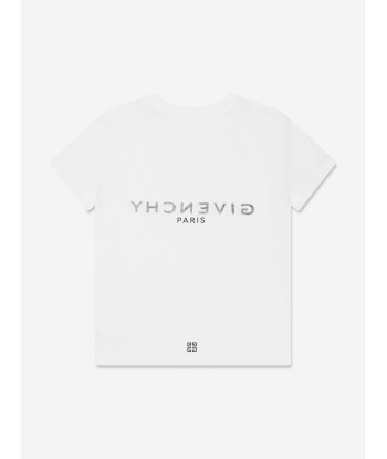 Givenchy Boys Logo T-Shirt in White Découvrez la collection