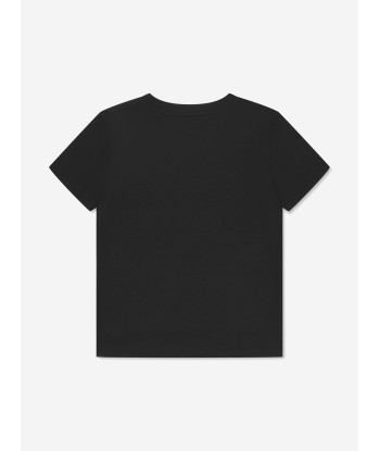 Givenchy Boys Logo T-Shirt in Black Dans la société mordern