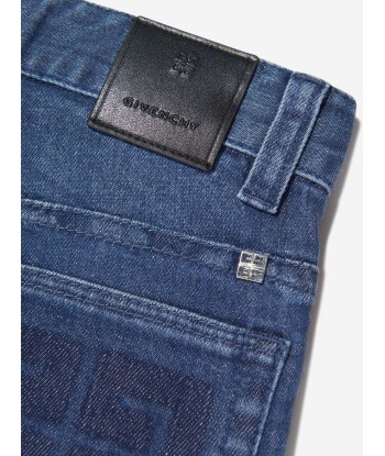 Givenchy Boys 4G Logo Slim Fit Jeans in Blue s'inspire de l'anatomie humaine