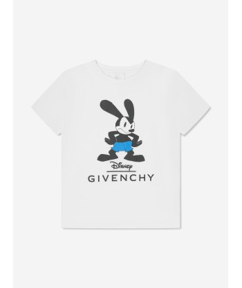 Givenchy Boys Oswald The Lucky Rabbit T-Shirt in White 2024