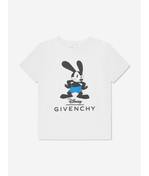 Givenchy Boys Oswald The Lucky Rabbit T-Shirt in White 2024