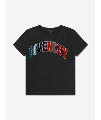 Givenchy Boys Logo T-Shirt in Black ou a consommer sur place