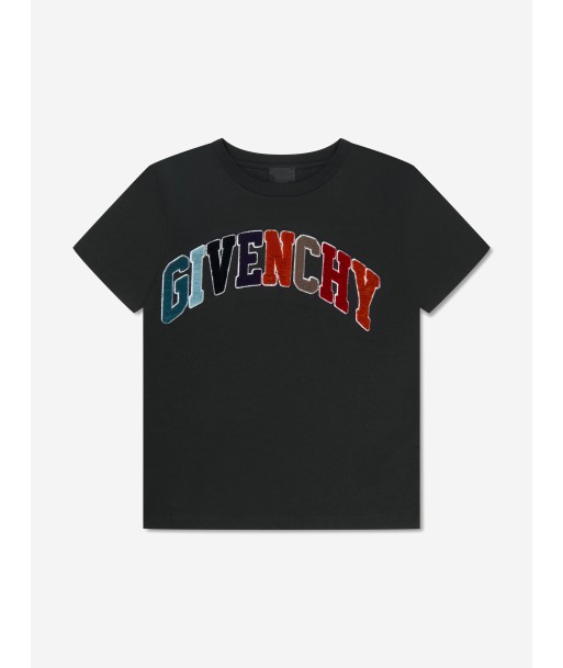 Givenchy Boys Logo T-Shirt in Black ou a consommer sur place