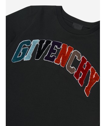 Givenchy Boys Logo T-Shirt in Black ou a consommer sur place