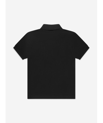 Givenchy Boys Half Zip Polo Shirt in Black acheter