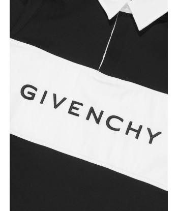 Givenchy Boys Logo Rugby Shirt in Black plus qu'un jeu 